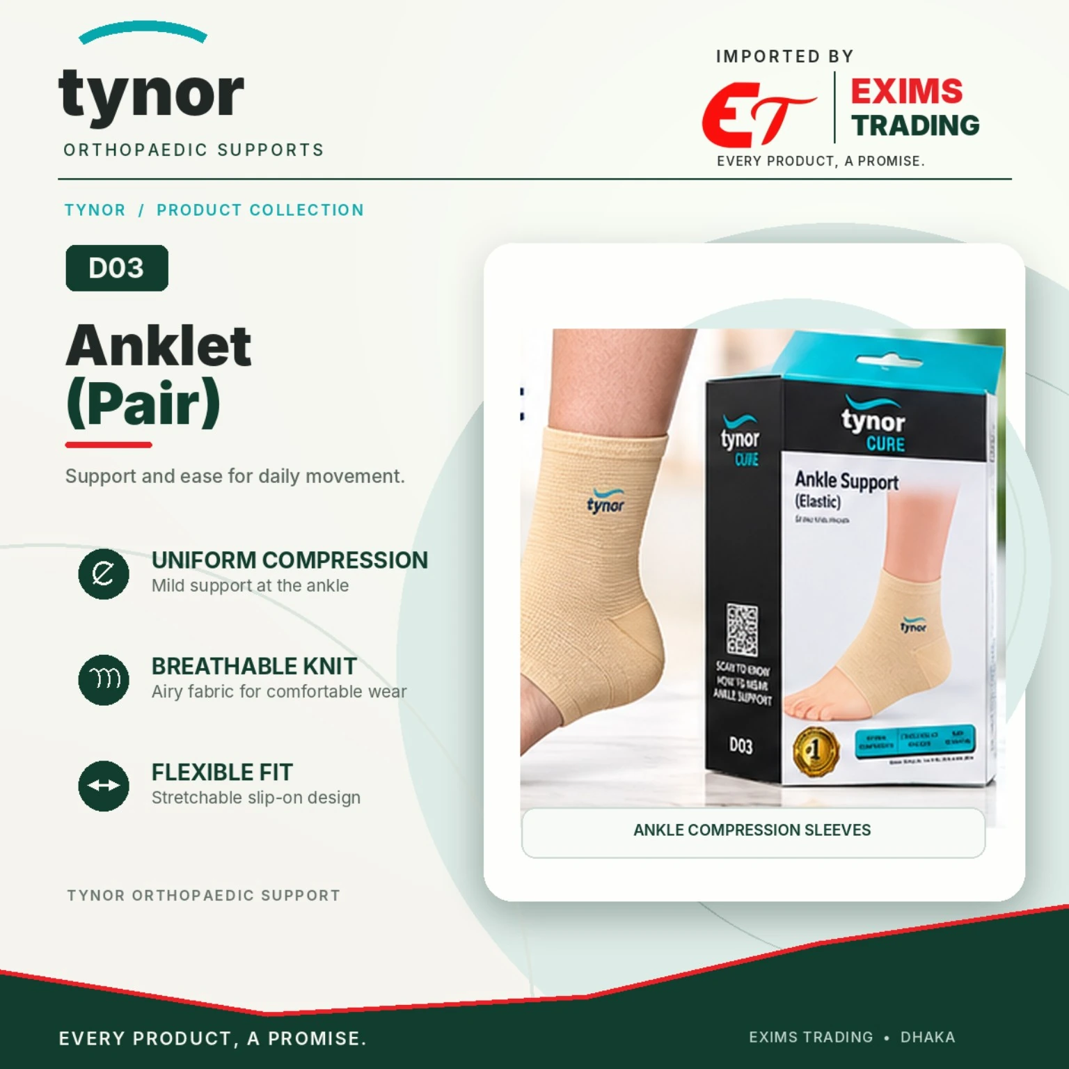 Tynor Anklet (Pair) complete promotional poster