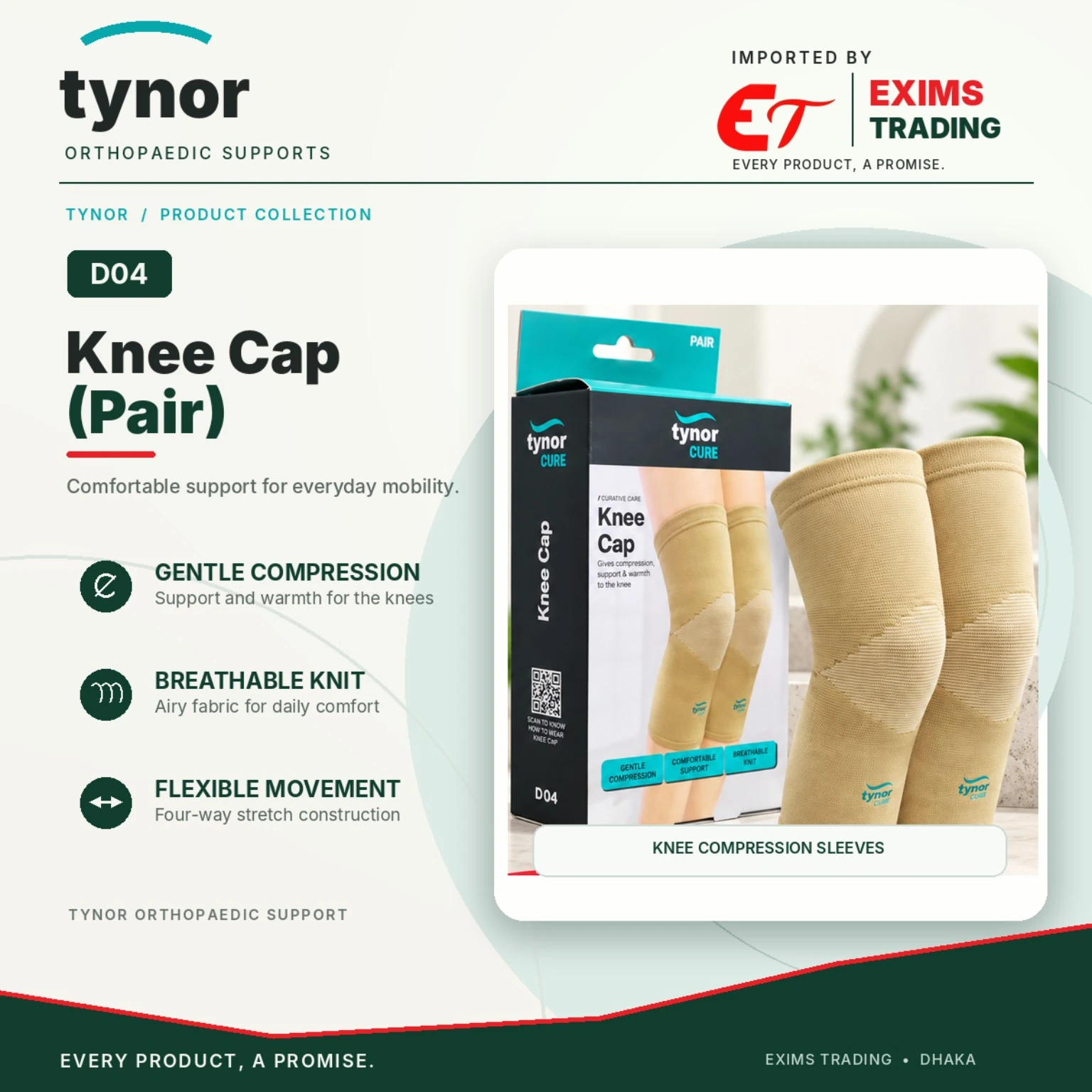Tynor Knee Cap (Pair) complete promotional poster