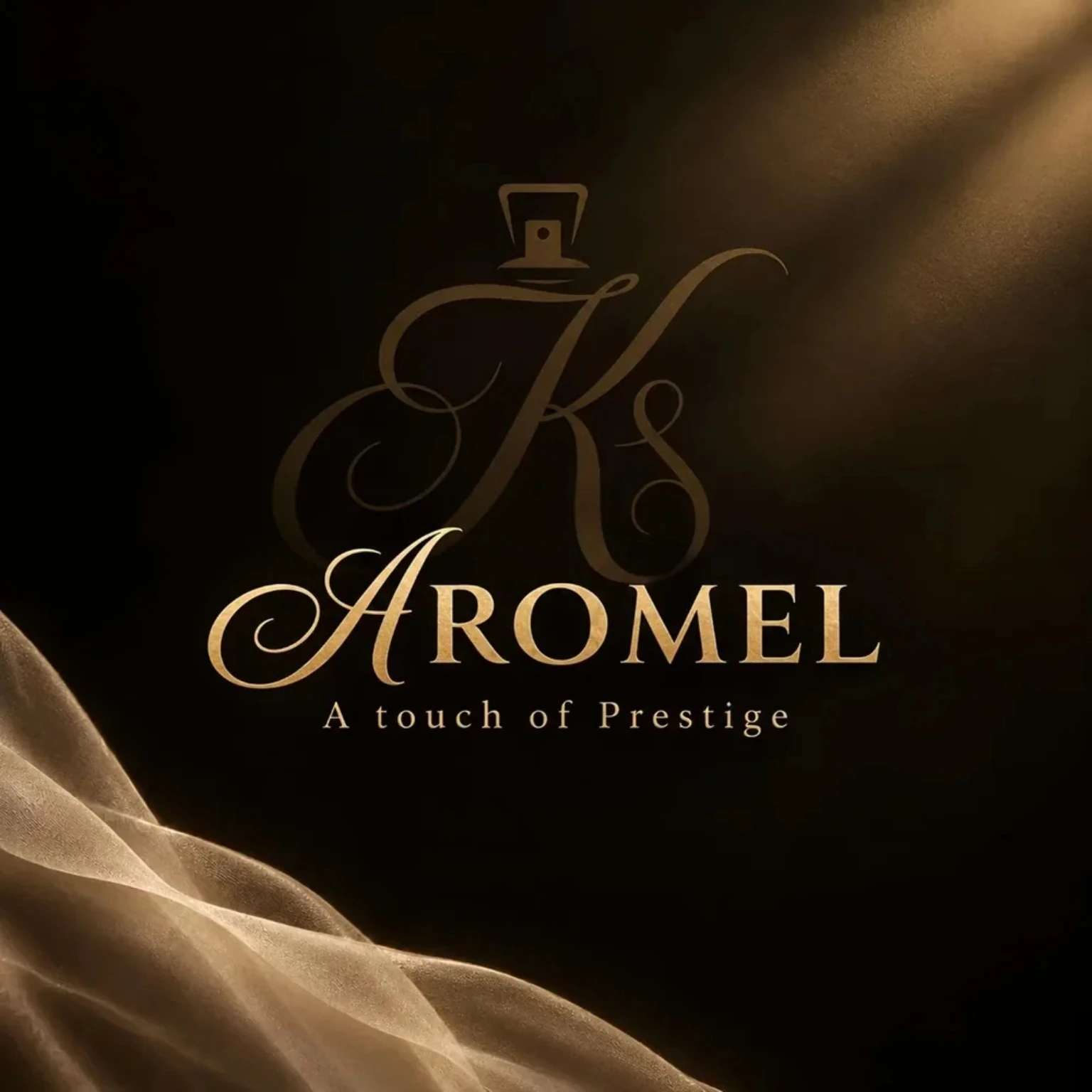 Original Aromel perfume brand logo