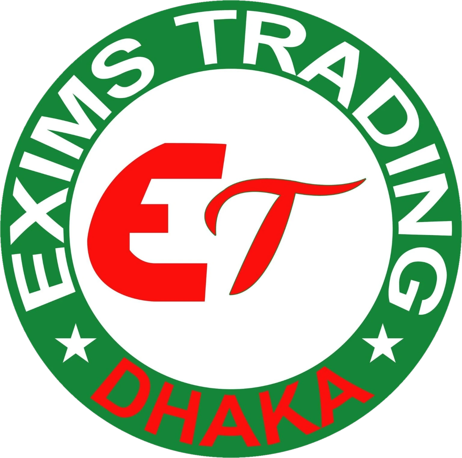 Full circular Exims Trading logo